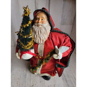 Santa Claus Red Cloak vintage dove cane unique home decor‎